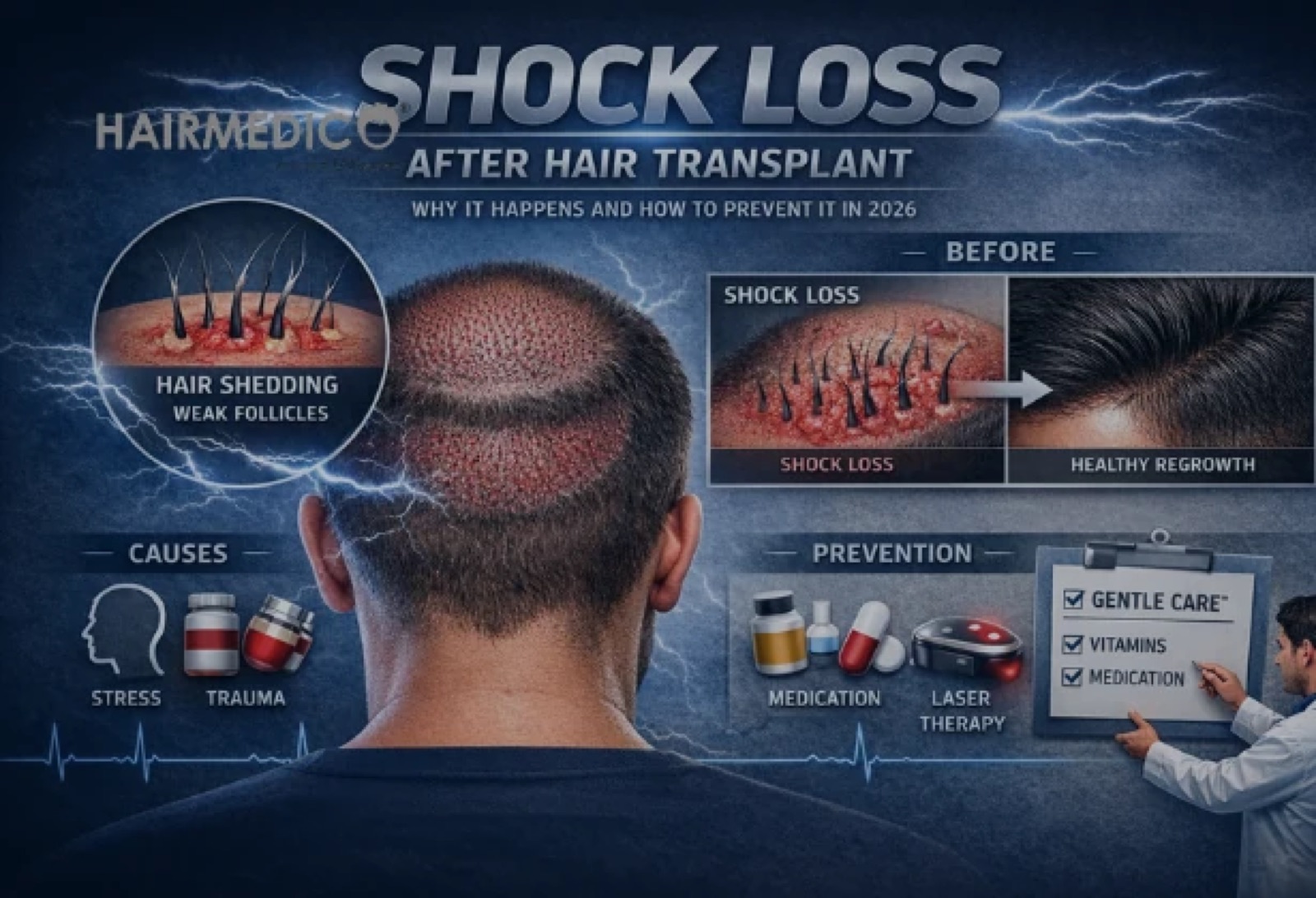 Hair Transplant Shock Loss — Complete Guide 2026