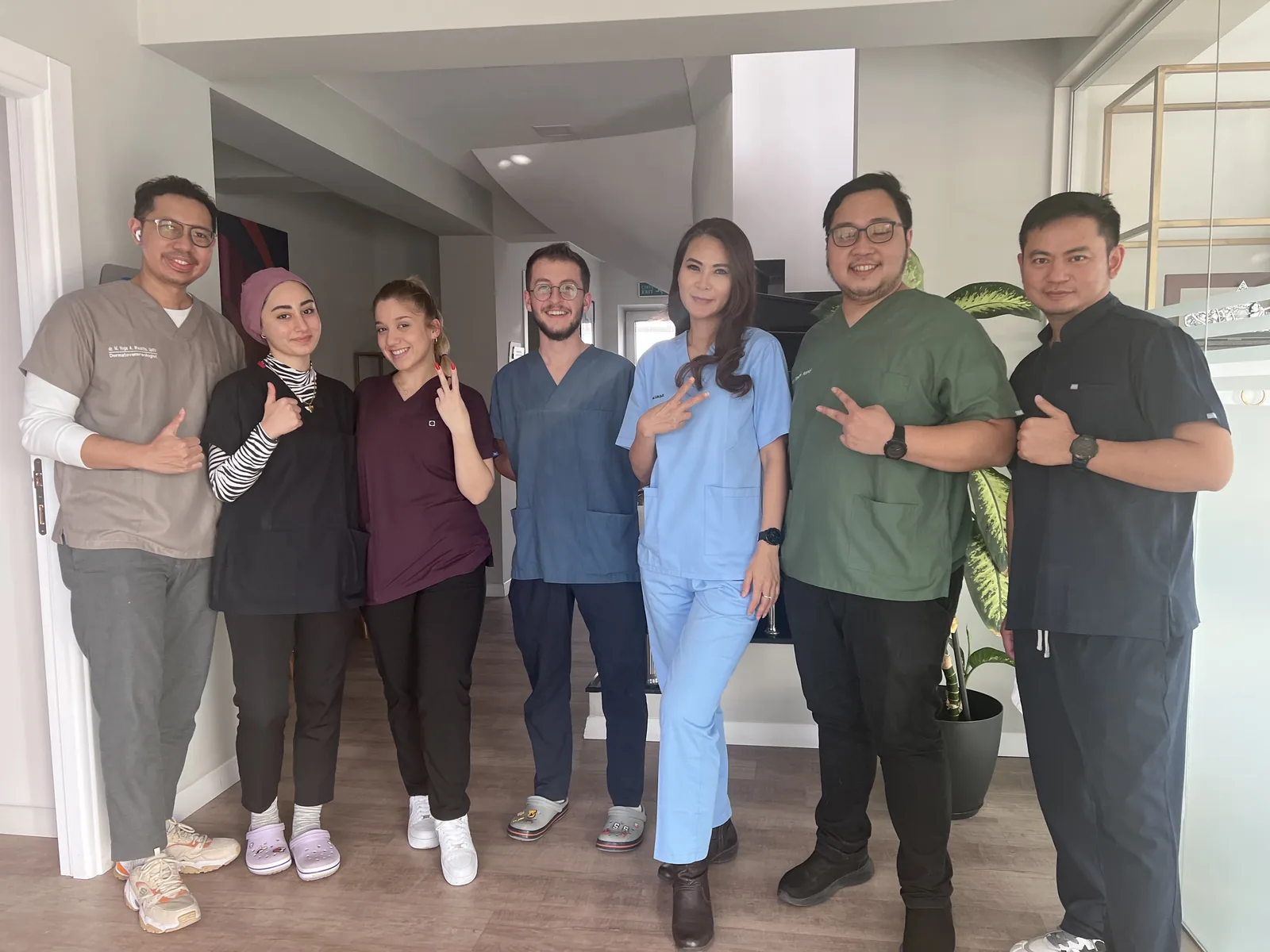 Members of Hairmedico's clinical team at the Levent, Istanbul clinic