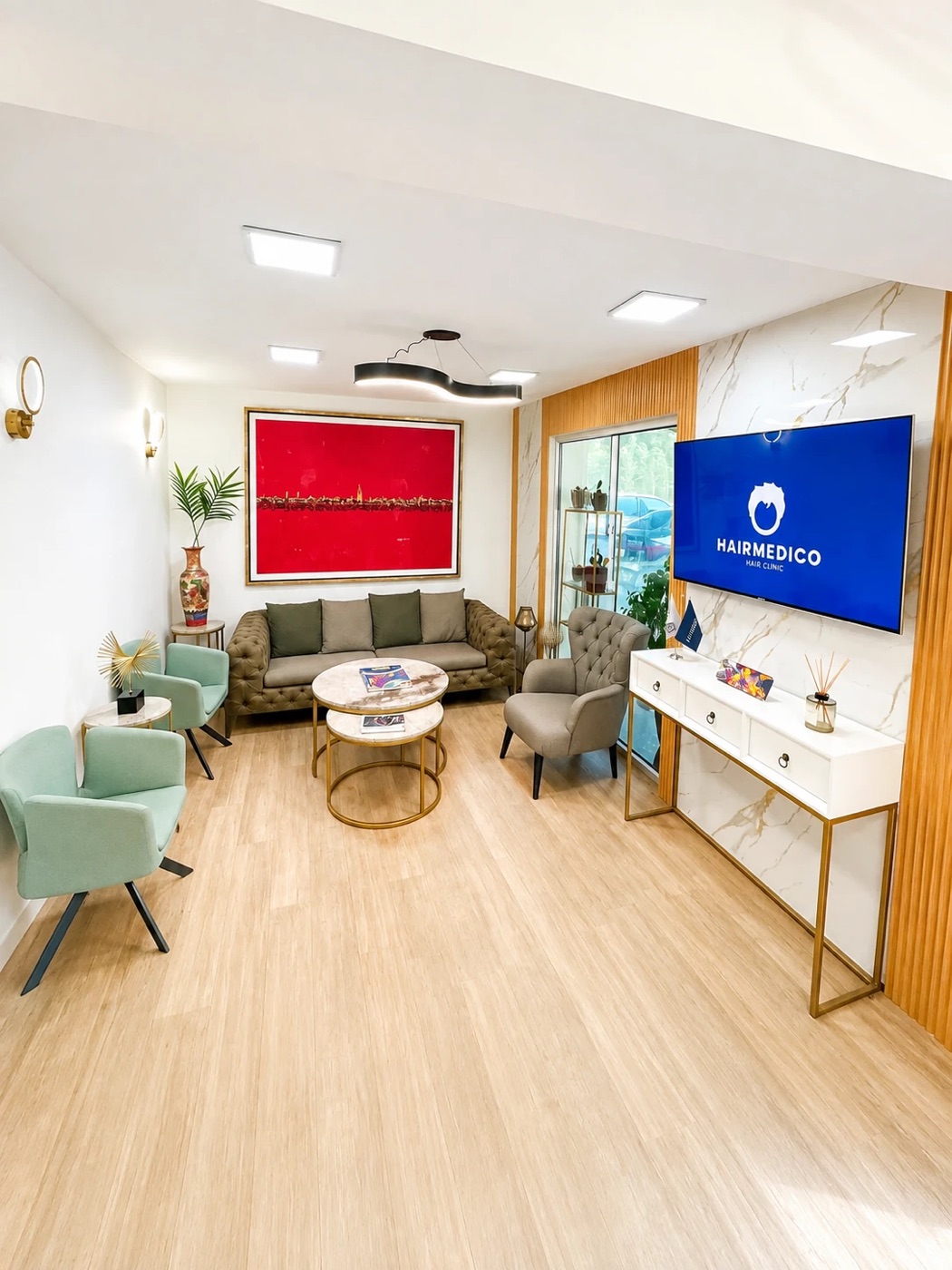 Hairmedico patient waiting lounge, Istanbul